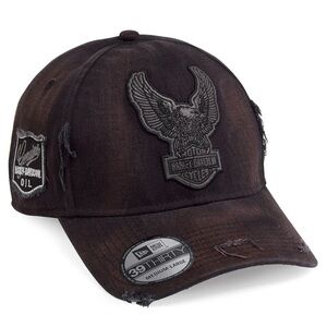 Harley-Davidson® Men's Upright Eagle Patch 39THIRTYCap - 99436-18VM. SM-MD FLEX